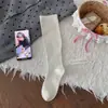 Calcetines de compresión para pantorrilla de algodón para mujer Youjiaxiu de otoño, estilo japonés, perfectos con botines de cuero, calcetines de tubo largo estilo JK