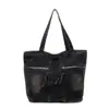 Bolsa de Ombro Estilo Coreano Ins Nova Retrô de Alta Qualidade com Múltiplos Bolsos para Mulheres, Leve Multifuncional de Grande Capacidade