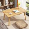 Mesa de Café Pequeña para Mirador Minimalista Nórdico, Mesa Baja de Asiento en el Suelo para Balcón y Dormitorio, Escritorio de Estudio, Muebles de Mesa Pequeña Tatami