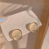 Aretes de Ojo de Gato de Aguja de Plata 925 Aretes de Alta Gama Temperamento Retro Celebridad de Internet Casual Aretes Franceses Venta al por Mayor Diamantes