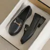 Zapatos de Piel para Mujer 2026 Verano Estilo Británico Mocasines Otoño Negros Delgados de Trabajo Planos con Suela Suave