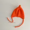Sombrero coreano puntiagudo para bebé~Nuevo sombrero para bebé Chirp para niño y niña Otoño e Invierno de 0 a 3 meses Sombrero de lana tejido