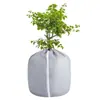 Funda Protectora de Invierno para Plantas de Exterior de Tela Oxford con Cordón y Cremallera Cubierta para Maceta Protección contra el Frío Antihielo
