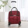 Bolsa trolley de viaje de corta distancia con ruedas, bolsa de equipaje trolley, ligera, pequeña de 18 pulgadas, caja de tela para abordar, rueda universal de 20 pulgadas