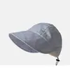 Sombrero de Viaje al Aire Libre Primavera y Verano 2024 Visera Protectora Solar UV Gorra Estilo Celebridad de Internet Gorra con Mascarilla para Cubrir la Cara