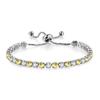 Europa e Estados Unidos cor popular zircônia garra corrente pulseira feminina diamante completo corrente tênis Amazon grego explosões temu atacado