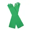 Guantes de Fiesta de Color Sólido Elásticos de Seda de Leche para Actuación Guantes de Vestir Accesorios de Disfraz para Festival