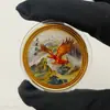 Cinco Bendiciones, Grandes Planes, Buena Suerte, Flores Floreciendo, Medallas Conmemorativas de Riqueza, Monedas Coloridas Propicias y Deseosas, Regalos de Evento