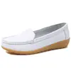 Tamanho Grande 35-43 44 Couro de Vaca Sapatos de Mãe Sapatos de Maternidade em Couro Sapatos Casuais Femininos