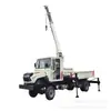 Grúa Montada en Vehículo, Camión Grúa, Equipado con Pluma Telescópica Hidráulica, Grúa de Plataforma Auto-Descargable Integrada, Doble Propósito de Petróleo y Electricidad