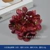 Rojo vino flor de seda flor pared flor de sol tocado bolsa de materiales DIY pegatina material marco de fotos horquilla flor decoración Hanfu
