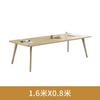 Mesa de reuniones de oficina y silla combinadas, sencilla, moderna, grande, larga, mesa de negociación para capacitación, mesa para sala de reuniones pequeña