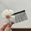Pente Infantil Fofo para Cabelos Quebrados Meninas Novo Verão Desenho Animado Presilha para Cabelos Quebrados Artefato Finalizador de Cabelos Quebrados Grampo de Cabelo Acessórios de Cabelo para Menina