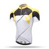 XINTOWN Roupa de Ciclismo Masculina Top Curto Slim Fit Nova Roupa de Ciclismo de Verão Top de Manga Curta Roupa de Bicicleta Masculina