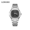 Nuevo reloj para hombre Longbo, reloj de pulsera de moda de negocios para hombre, venta directa de fábrica TK 83873