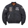 9920Chaqueta de Aviador Otoño e Invierno Transfronteriza para Hombre Cuello Baseball Bordado Piloto Chaqueta de Algodón para Hombre Engrosada y Cálida