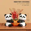 Decorações de Casa Transfronteiriças de Resina Decorações para Casa Nova Festa de Inauguração de Casa Ornamentos de Panda Casa Atacado Sala de Estar Artesanato Criativo para Presente