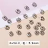 Jingde Joias DIY Acessórios para Joias de Liga Prata do Tibete Padrão Martelado Pulseira Contas Espaçadoras Anéis Redondos Pequenos Pingentes Atacado