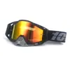 Set de Casco de Motocicleta Clásico en Stock, Gafas Todoterreno, Gafas de Exterior a Prueba de Viento, Gafas de Esquí UV, Gafas de Montar