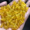 Huanglong Jade bambu contas soltas seção alta Bashan Jade diy Lutong pulseira pulseira colar de jóias de jade atacado
