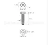 Fasneng 45HV M5 * 10 clavo autorroscante hexagonal exterior GB6563 1022 (acero carbono)
