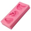 Molde para pastel de plátano, fresa, manzana, fruta, molde de chocolate, silicona líquida, herramientas para hornear DIY