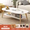 Mesa de centro sala de estar hogar apartamento pequeño mesa de doble capa simple uso casa de alquiler dormitorio minimalista sofá creativo mesa de té pequeña