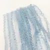 Contas de Cristal Coloridas Laqueadas 4mm Renda de Malha Feita à Mão Fita Estilo Chanel Acessórios para Roupas Acessórios DIY Cheongsam