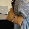 Bolsa de Mão Exquisita Estilo Coreano de Comércio Exterior Bolsa Feminina Nova Elegante Retrô Bolsa Meia-Lua Bolsa de Ombro Único Transversal de Alto Valor