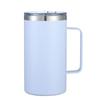 Taza con asa de 24 oz en stock de Amazon, taza de café al vacío de acero inoxidable 304, taza de oficina, taza de cerveza, termo