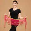 Estoque de Fábrica Corrente de Cintura Três Camadas com Borda Dourada para Dança do Ventre Fantasia Lenço de Quadril Cinto Versátil Fornecimento Direto para Amazon Transfronteiriço