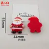Nueva Serie Navideña Transfronteriza de Gran Tamaño Hecho a Mano DIY Pegamento de Crema Accesorios de Resina Colgantes Adornos Pegatinas