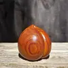 Piezas de mano talladas en palo de rosa, Piezas talladas de durazno de la longevidad, Decoración de escritorio de bola de fitness, Artesanías de regalo