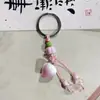 Llavero con forma de conejo personalizado, colgante para bolso, calabaza natural exquisita, hecho a mano, regalo para novias, venta al por mayor