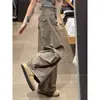 Jeans Retro de Trabajo Americano Talla Grande para Mujer en Otoño Gordita mm Figura de Pera Cintura Alta Rectos Ajustados Pierna Ancha Pantalones