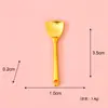 Conjunto de utensílios de cozinha em miniatura, panelinhas para casa de bonecas, espátulas, colheres, itens decorativos, acessórios de comida para brincar de faz de conta