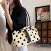 Bolsa de Mão Grande com Blocos de Cor e Bolinhas Feminina 2026 Novo Estilo Luxo Leve Nicho Bolsa para o Dia a Dia Bolsa Tote
