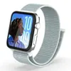 Adequado para Pulseiras de Nylon para Apple Watch, Pulseiras de Tecido de Nylon para Apple Watch, Pulseiras de Argola de Velcro