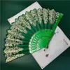 Leque dobrável de flor com hot stamping estilo chinês atacado leque de dança espanhola flor única estilo chinês realmente hot stamping