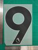 23-24 Premier League Preto (25cm) Um Número de Camisa Carta Carimbo Número Mapa de Transferência Térmica Camisa