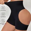 Comercio Exterior Transfronterizo Más Vendidos Estilo Europeo y Americano Sexy de Cintura Alta Control de Abdomen Panties para Mujer, Shorts Moldeadores Levanta Glúteos, Verano Delgados