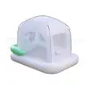 Nova Barraca de Cama Inflável para Crianças ao Ar Livre Colchão de Flocagem Indoor para Bebê Barraca de Cama Inflável Dobrável para Bebê
