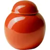 Mini Tarro de Cerámica para Té con Esmalte de Color Original de las Dinastías Tang y Song, Juego de Té Kung Fu, Tarro Sellado para Polvo Aromático, Tarro Pequeño de Almacenamiento