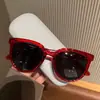 Óculos de Sol Liu Yifei Mesmo Estilo para Mulheres, Óculos Marrons para Mulheres, Tendência de Alta Qualidade Estilo Coreano Óculos de Sol Anti-UV Xu Hongdou