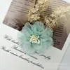 Coleção Primavera 5cm Flor de Lã Tridimensional Acessórios DIY Presilhas de Cabelo Elásticos de Cabelo Enfeites de Cabelo Broches Flores para Sapatos Acessórios de Roupa Materiais