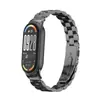 Adequado para Pulseira Xiaomi Mi Band 11, Aço Inoxidável Sólido de Três Contas, Atacado do Fabricante, Pulseira Xiaomi Mi Band 10 9 8