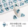 Atacado Strass para Unhas Coração Irregular com Fundo Pontiagudo de Cristal, Strass K9 Super Brilhantes, Strass Coloridos em Formato de Coração 3D, Acessórios para Unhas