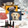 Bolsa de Chaveiro, Porta-Cartão, Sacola de Presente Criativa, Porta-Moedas de Grande Capacidade, Portátil, Temática de Cachorro Pet Fofo Transfronteiriça