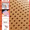Material de ratán plástico pegamento pe ratán sintético puerta de gabinete malla tejida hexágono octágono techo chapa decoración muebles hecho a mano DIY