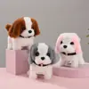 Perro de juguete eléctrico, cachorro eléctrico, juguete de peluche eléctrico, muñeco de perro de simulación que camina y ladra, mascota electrónica para niños.